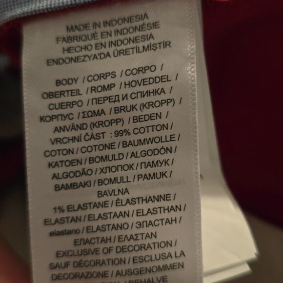 Polo Ralph Lauren Men's Stretch Straight Fit RED Corduroy Pants 38 x 32 NWT - Picture 15 of 15